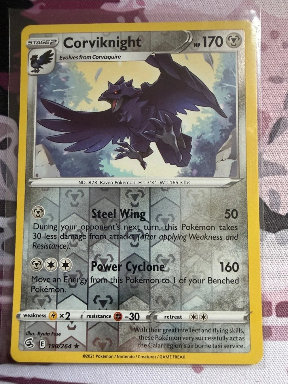 Rookidee Corvisquire Corviknight Reverse Holo Evolution Pokémon Card Lot ✨5/$25✨